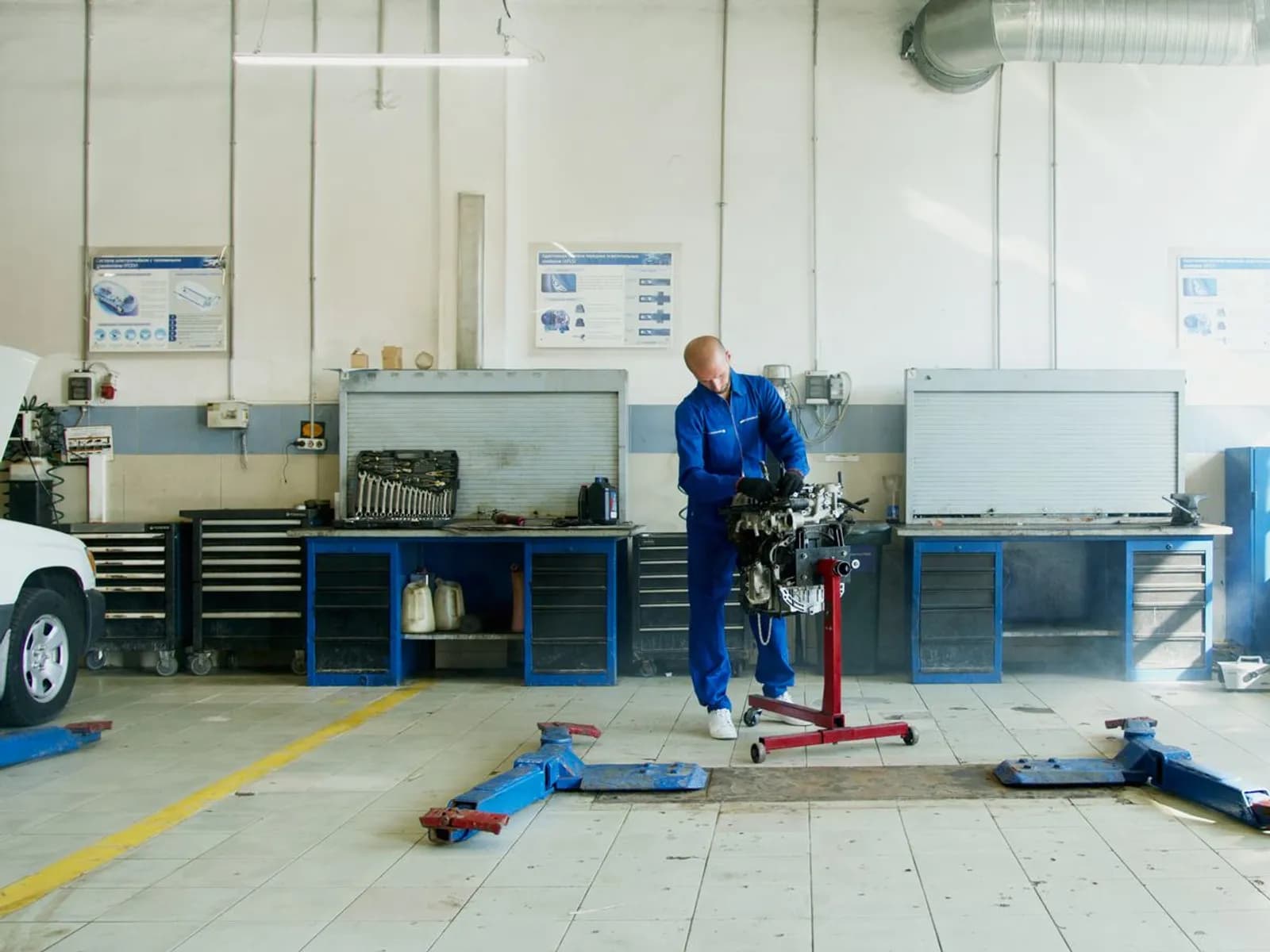 Le contrôle qualité — atelier Garage Guerrero