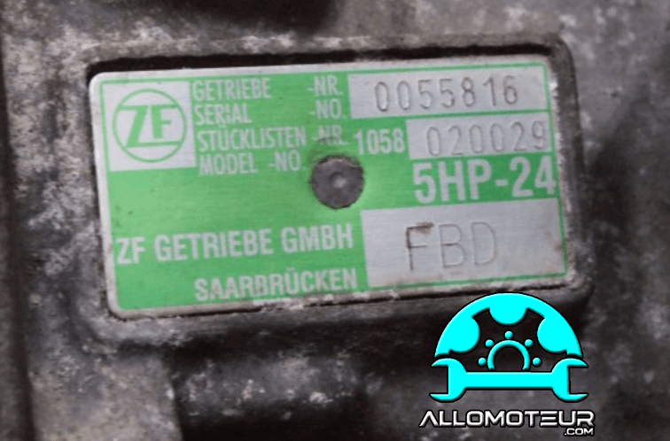 Boîte auto AUDI S6 Phase 2 Quattro 4.2 i V8 340cv FBD / 5HP24