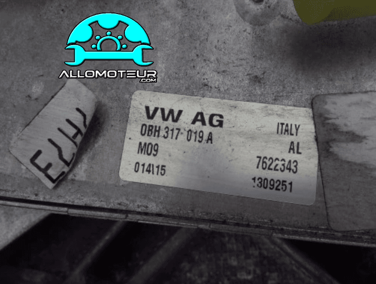 Boite de vitesses Audi RS3 8V Mk2 RS3 2.5 TFSI DSG 367cv QFQ