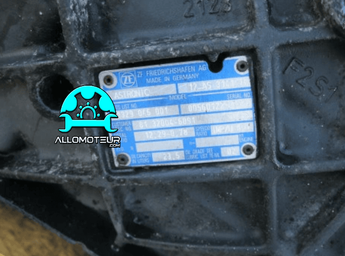 Boite de vitesses automatique Man TGX V8 12AS3141T0