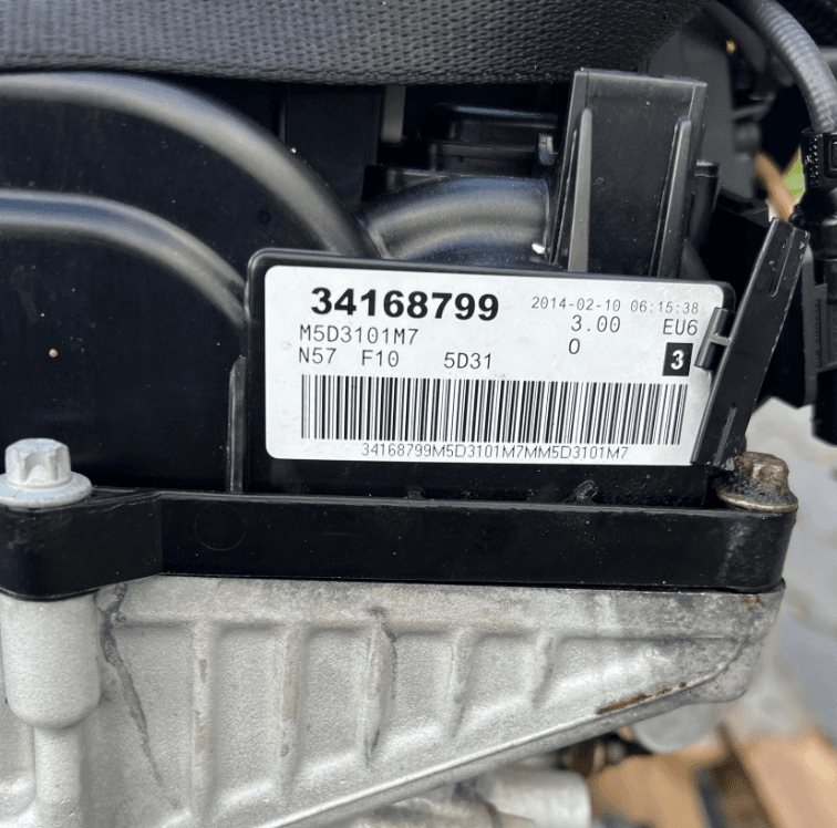Moteur complet BMW 3.0 D F10 N57D30A 258CV