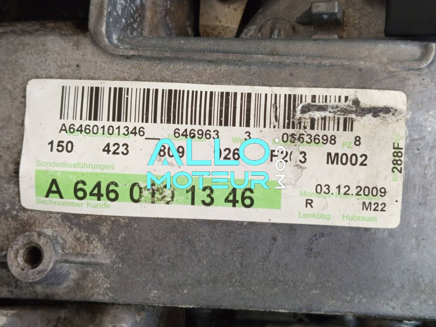 Moteur complet MERCEDES classe c e 2.2 cdi 646963