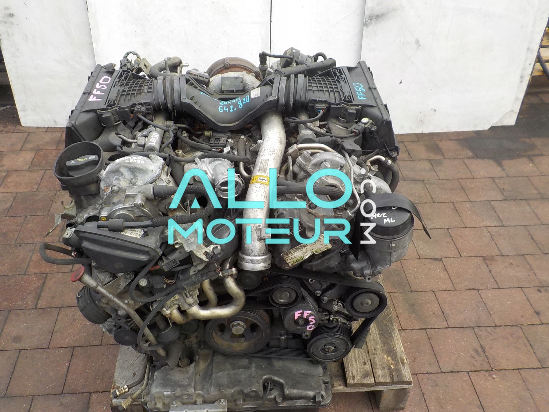 Moteur complet Mercedes ML W164 3.0 V6 CDI 204cv OM642820