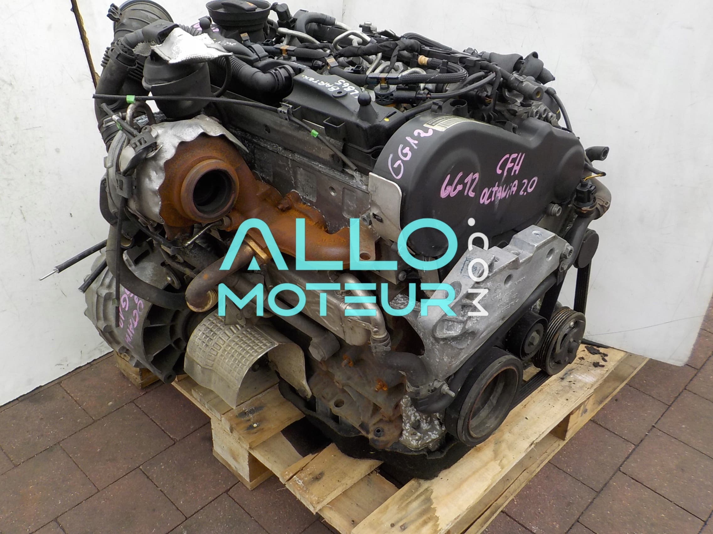 Moteur complet Skoda Octavia II 2.0 TDI 140cv CFHC