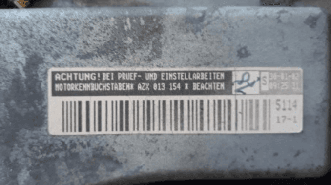 Moteur complet Volkswagen 2.3 V5 170 cv AZX