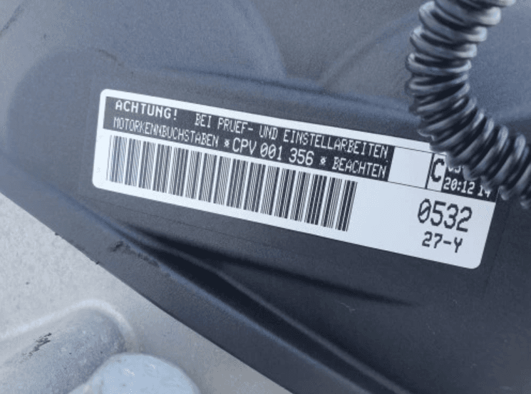 Moteur complet Volkswagen Golf VII MK7 1.4 TSI 122 cv CPV
