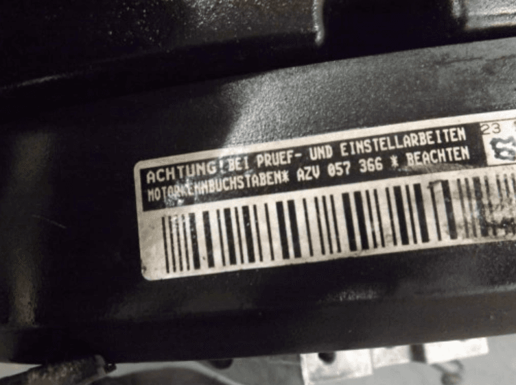 Moteur complet Volkswagen Touran 2.0 TDI AZV