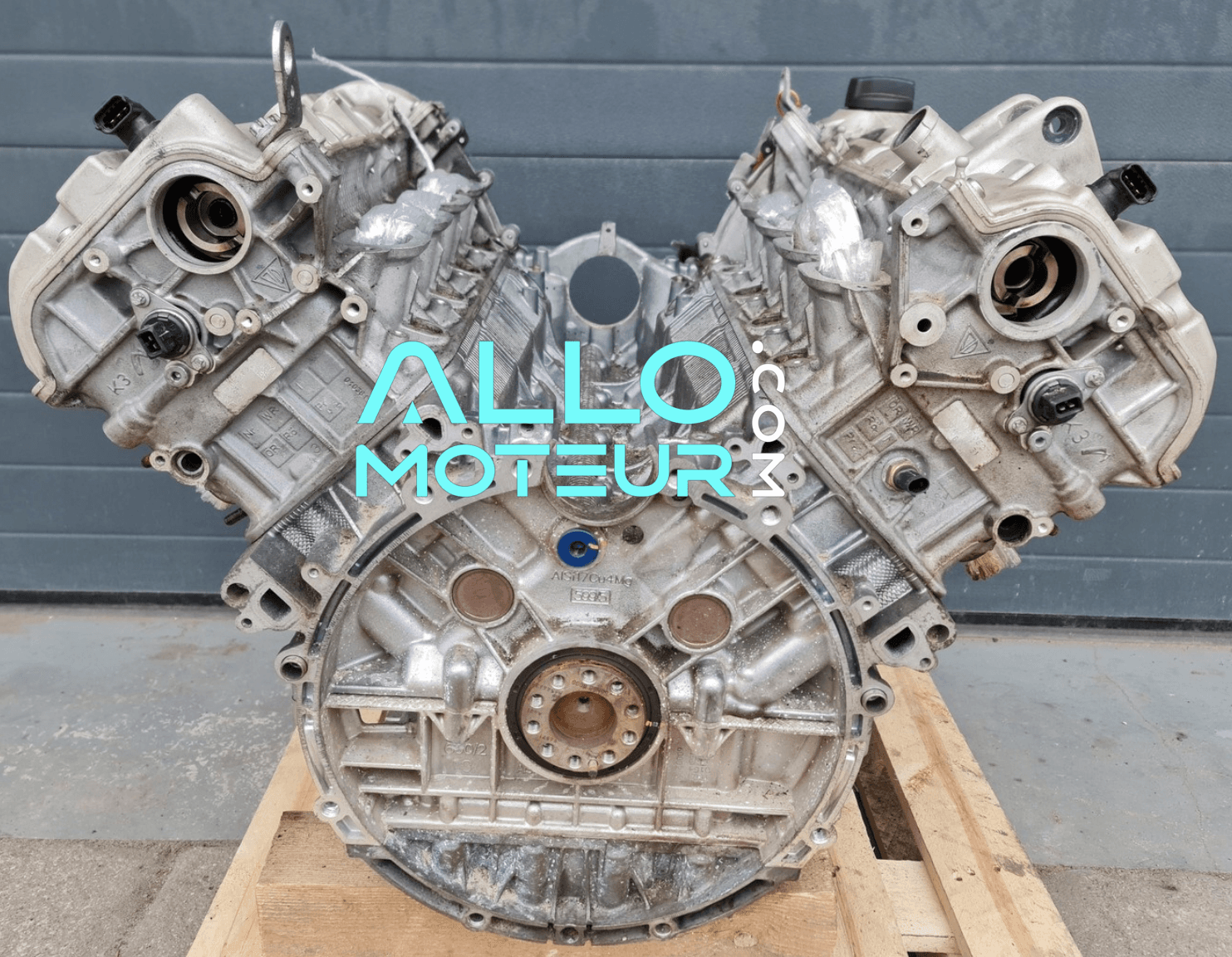 Bloc moteur nu culasse PORSCHE CAYENNE II 7P5 4.8 V8 TURBO M4852