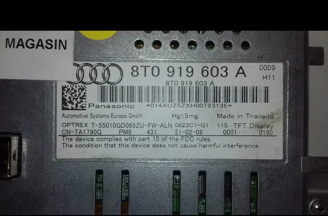 Afficheur digital Audi A4 B8 (8K2) 2.0 tdi (2007-2015) occasion