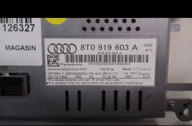 Afficheur digital Audi A4 B8 (8K2) 2.0 tdi (2007-2015) occasion