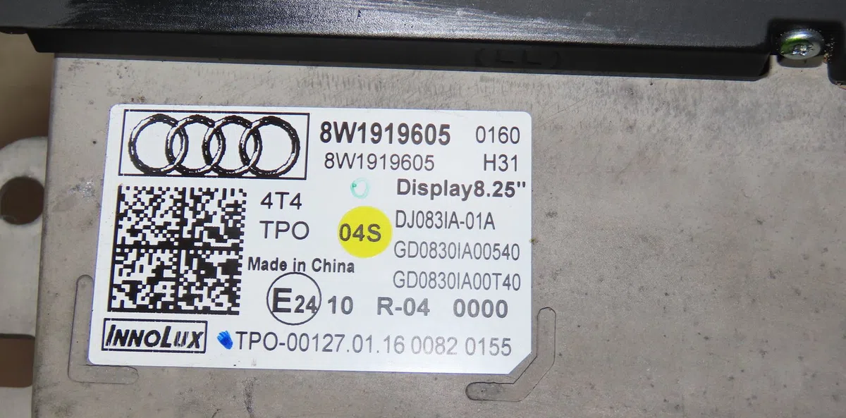 Afficheur digital Audi A4 B9 (8W2, 8WC) 2.0 tdi (2015) occasion