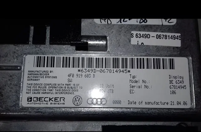 Afficheur digital Audi A6 C6 (4F2) 3.0 tdi quattro (2004-2006) 4 portes occasion