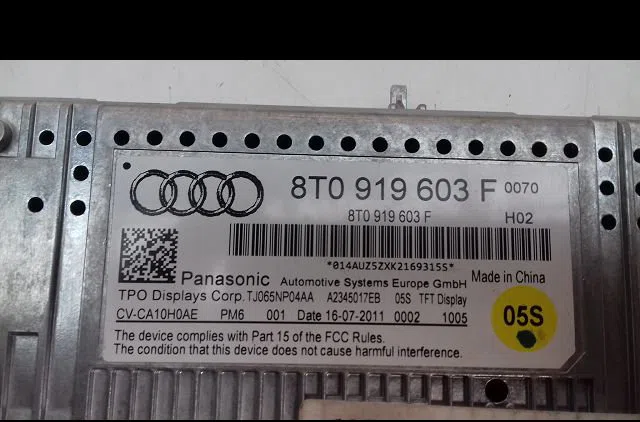 Afficheur digital Audi Q5 (8RB) 2.0 tdi quattro (2012-2017) occasion