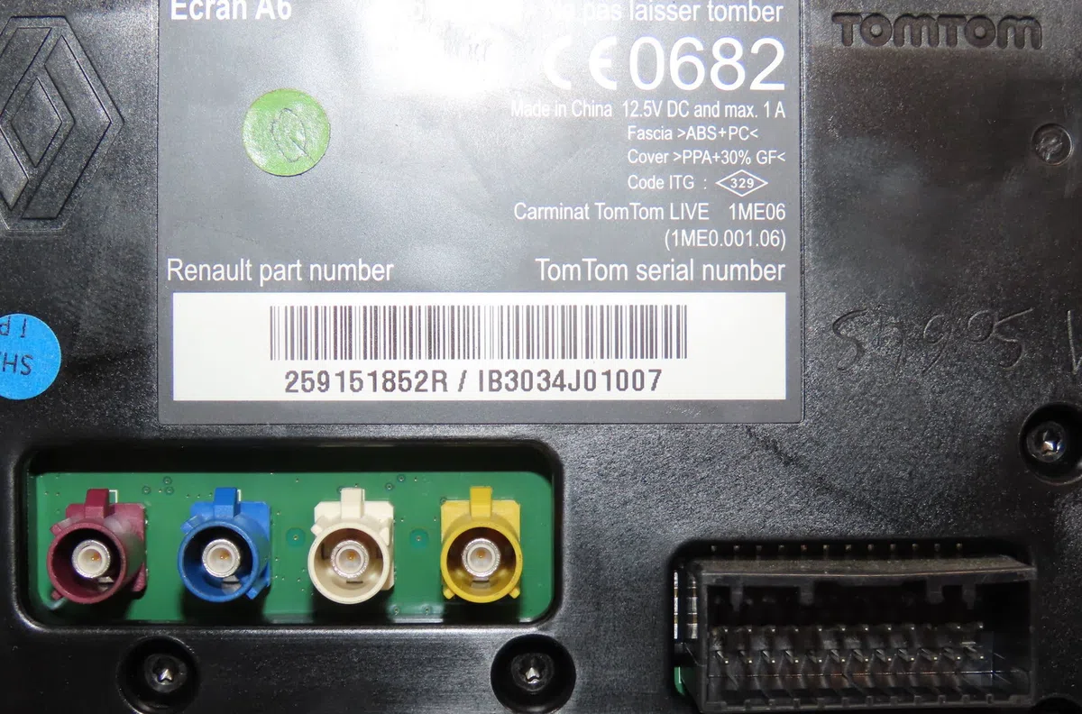 Afficheur digital Renault CLIO III (BR0-1, CR0-1) 1.2 16v (br02, br0j, br11, cr02, cr0j, cr11) (2005-2014) 5 portes occa