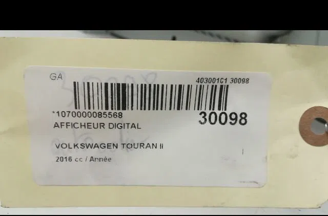 Afficheur digital Volkswagen TOURAN (5T1) 2.0 tdi (2015) occasion