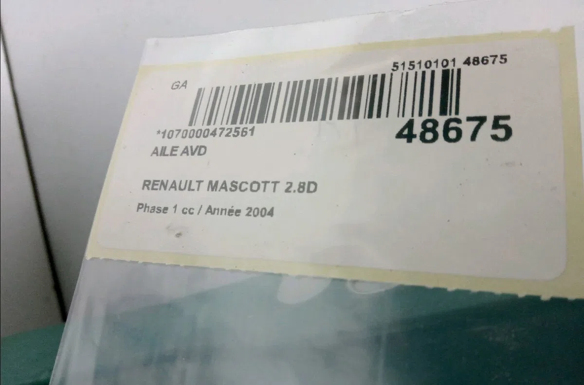 Aile avant droite Renault trucks MASCOTT Camion plate-forme-Châssis 90 (1999-2001) occasion