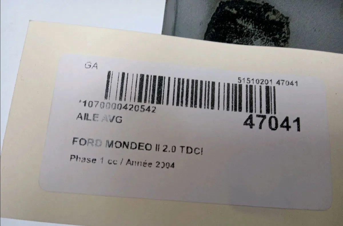 Aile avant gauche Ford MONDEO III (B5Y) 2.0 16v tddi - tdci (2000-2007) 5 portes occasion