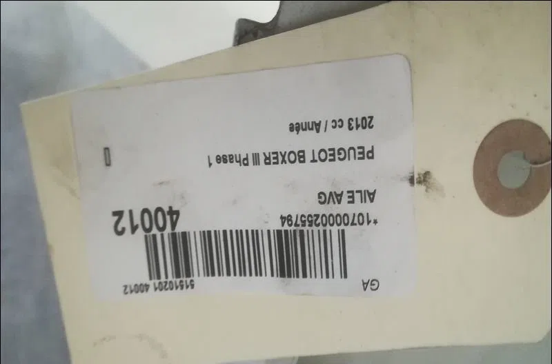 Aile avant gauche Peugeot BOXER Camion plate-forme-Châssis 2.2 hdi 110 (2011) occasion
