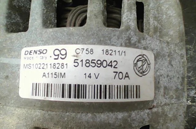 Alternateur Alfa romeo MITO (955_) 1.4 (955axv1a) (2011-2018) occasion
