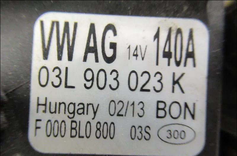 Alternateur Audi A3 (8V1, 8VK) 1.6 tdi (2013-2017) occasion