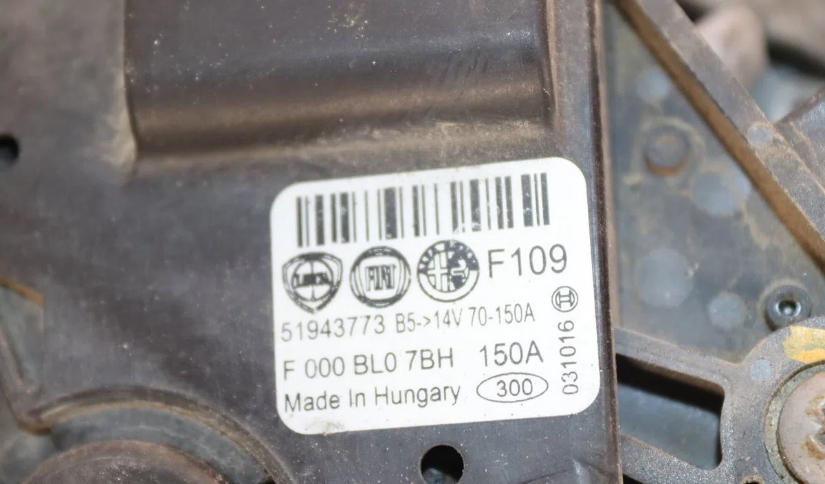 Alternateur Fiat 500X (334_) 1.6 (334axe1a) (2014-2020) occasion