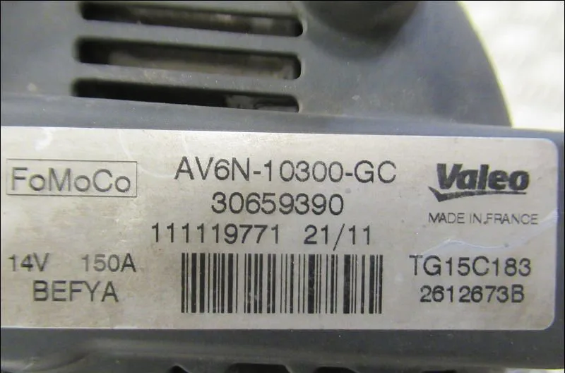 Alternateur Ford C-MAX II (DXA-CB7, DXA-CEU) 1.6 tdci (2010-2019) occasion