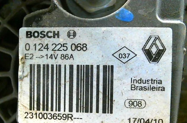 Alternateur Renault TWINGO II (CN0_) 1.2 16v (cn0k, cn0v) (2007) 3 portes occasion