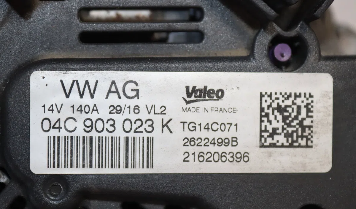 Alternateur Volkswagen GOLF VII (5G1, BQ1, BE1, BE2) 1.4 tsi (2014-2020) occasion