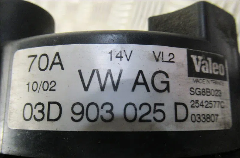 Alternateur Volkswagen POLO (9N_, 9A_) 1.2 12v (2001-2007) 5 portes occasion