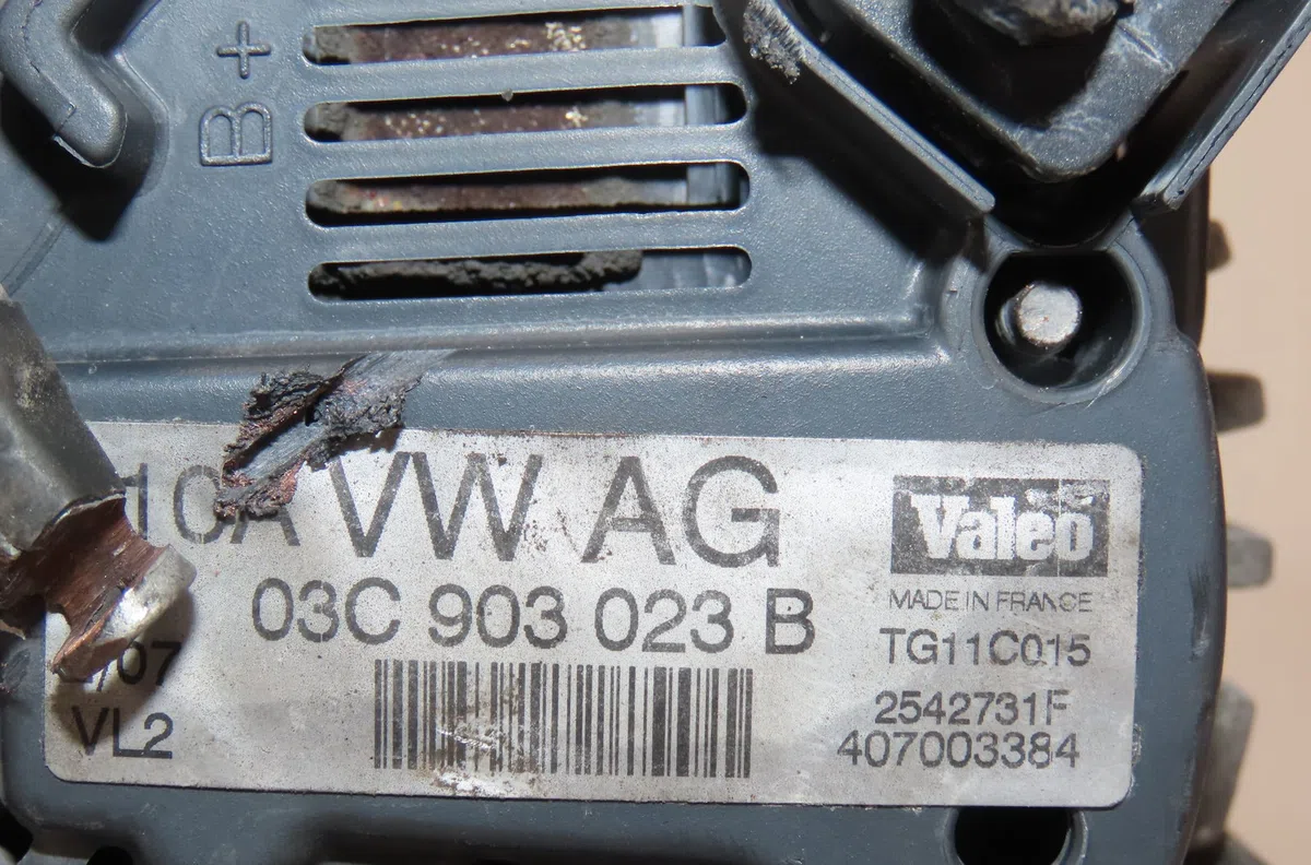 Alternateur Volkswagen POLO (9N_, 9A_) 1.6 16v (2006-2009) occasion