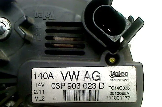 Alternateur Volkswagen POLO V (6R1, 6C1) 1.2 tdi (2009) 5 portes occasion