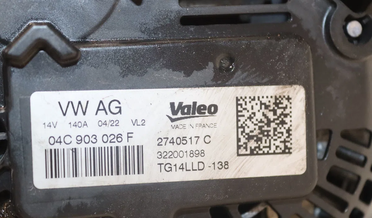 Alternateur Volkswagen UP! (121, 122, BL1, BL2, BL3, 123) 1.0 (2011-2020) occasion
