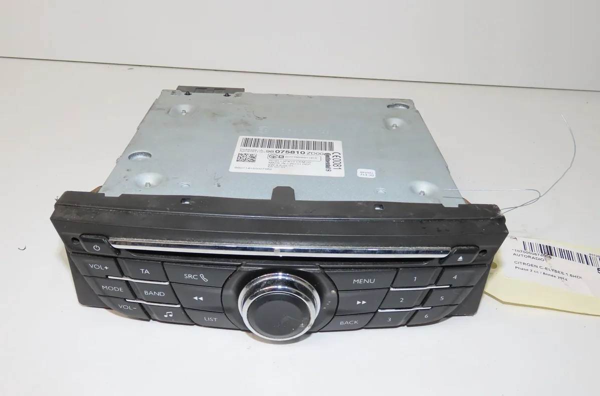 Autoradio Citroen C-ELYSEE (DD_) 1.6 hdi 92 (2012) occasion