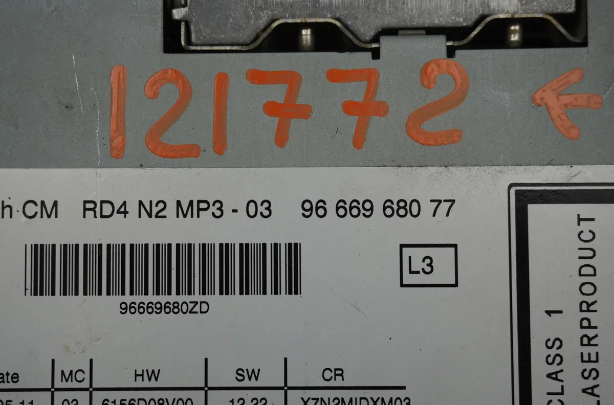 Autoradio Citroen C5 III Break (RW_) 1.6 thp 155 (2009) occasion