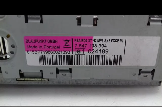 Autoradio Citroen C5 III (RD_) 2.0 16v (2008) occasion