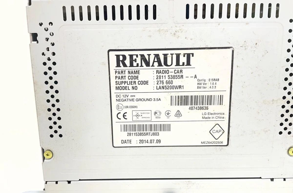 Autoradio Dacia DUSTER (HS_) 1.5 dci 4x4 (2013-2018) 5 portes occasion