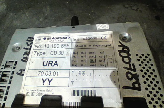 Autoradio Opel ASTRA H (A04) 1.7 cdti (l48) (2004-2010) 5 portes occasion