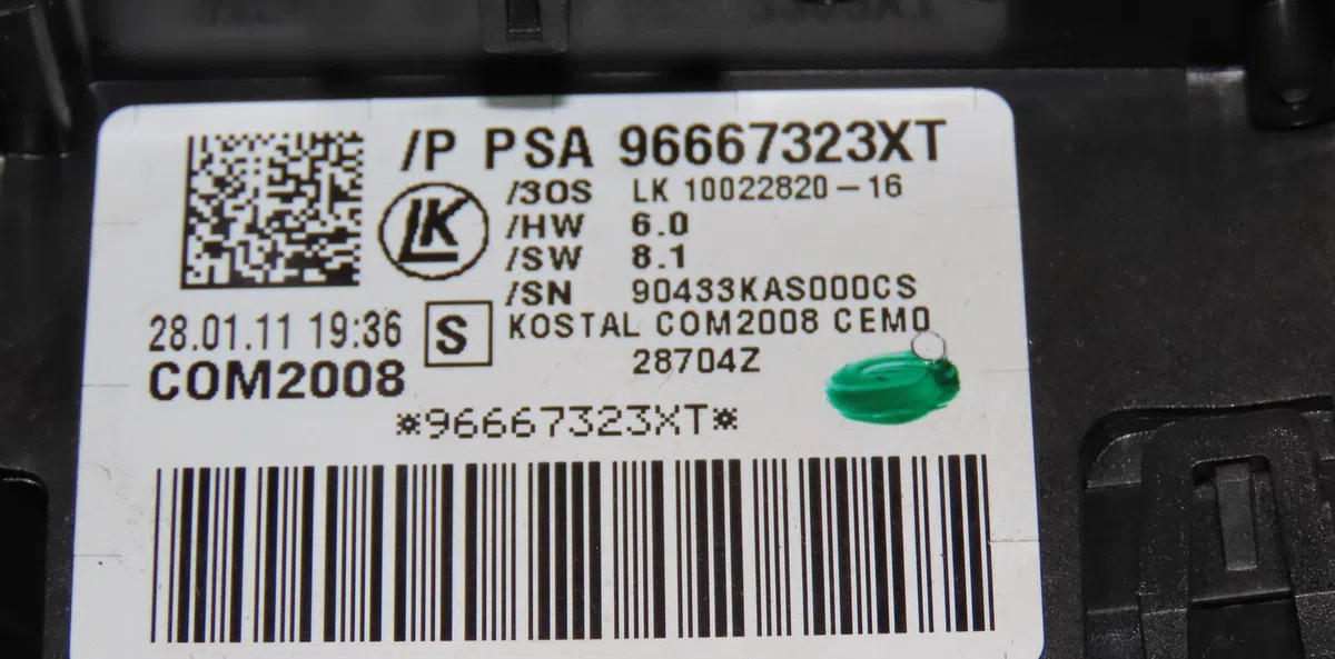 Bloc commodos Citroën C3 II (SC_) 1.1 i (2009-2013) occasion