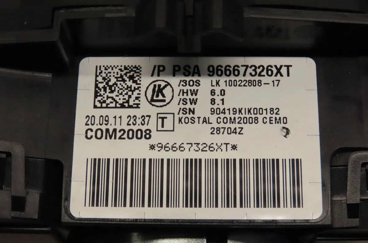 Bloc commodos Citroen C3 II (SC_) 1.4 vti 95 (2009) occasion