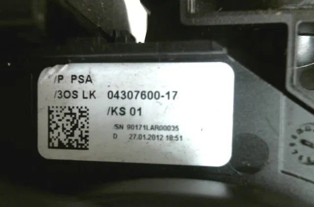 Bloc commodos Citroën C3 II (SC_) 1.6 hdi (2009-2016) 5 portes occasion