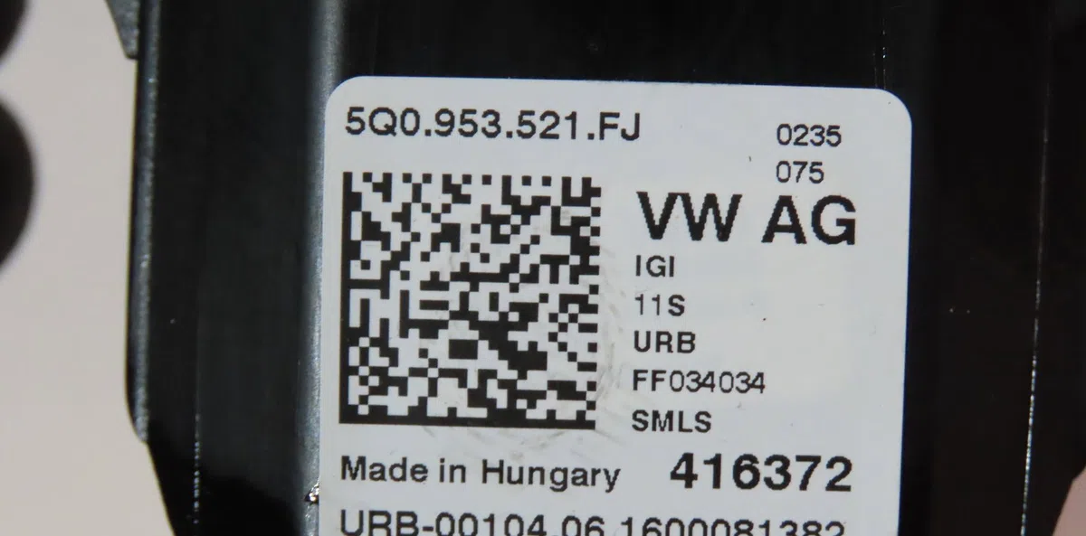 Bloc commodos Skoda SUPERB III (3V3) 1.6 tdi (2015) occasion