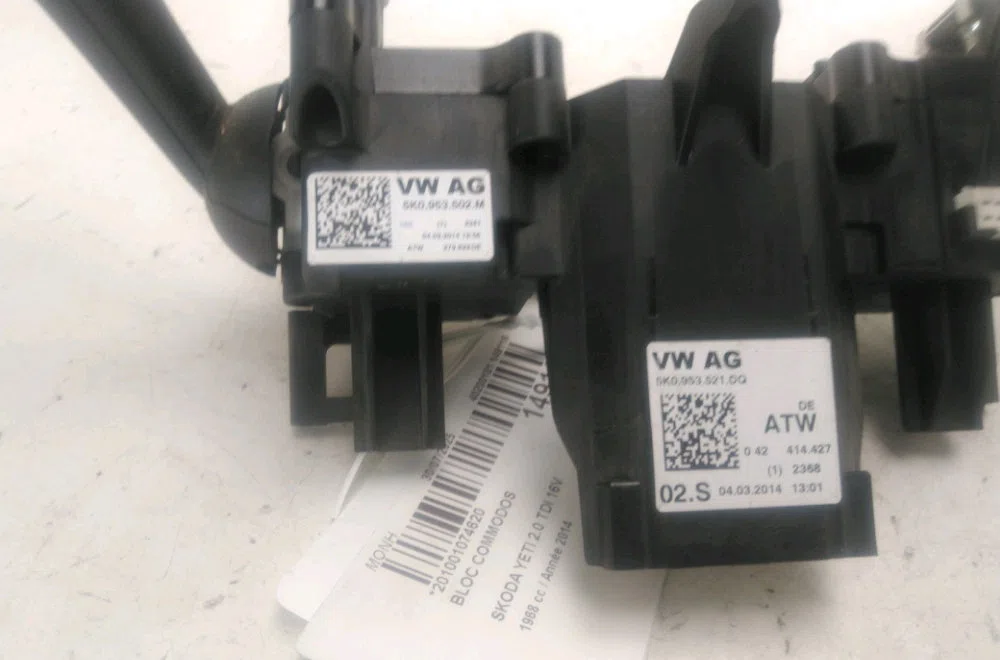 Bloc commodos Skoda YETI (5L) 2.0 tdi 4x4 (2009-2017) occasion