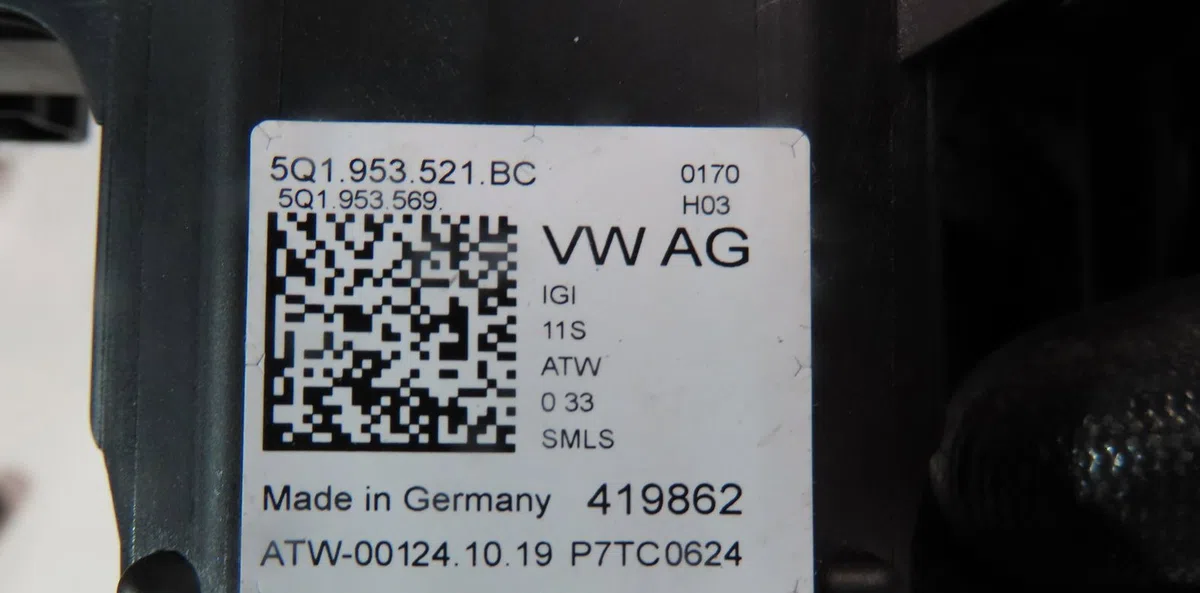 Bloc commodos Volkswagen PASSAT B8 (3G2, CB2) 1.6 tdi (2014) occasion