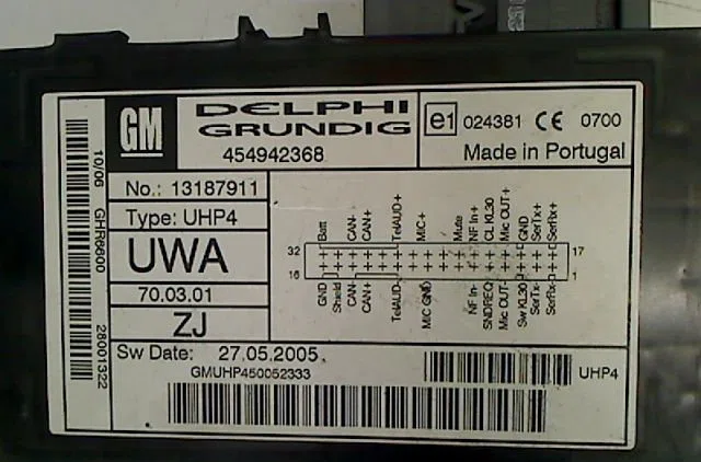 Bloc compteur  bsi Opel ZAFIRA - ZAFIRA FAMILY B (A05) 1.9 cdti (m75) (2005-2015) 5 portes occasion