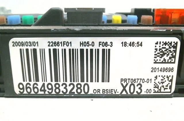 Bloc compteur  bsi PEUGEOT 1007 occasion