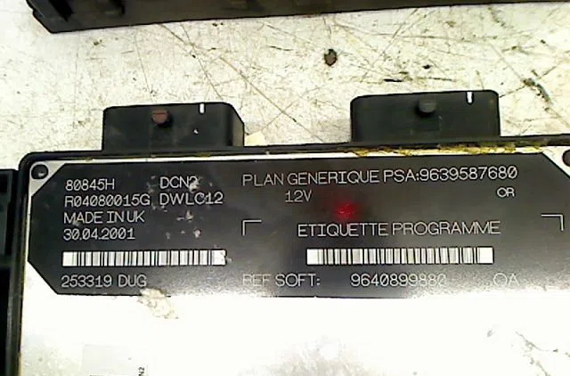 Bloc compteur  bsi Peugeot 206 3-5 portes (2A-C) 1.9 d (1998-2001) 5 portes occasion