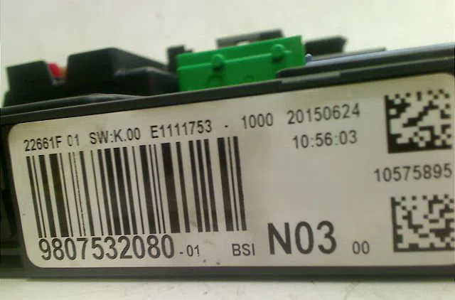 Bloc compteur  bsi Peugeot 208 I (CA_, CC_) 1.2 thp 110 (2013) occasion