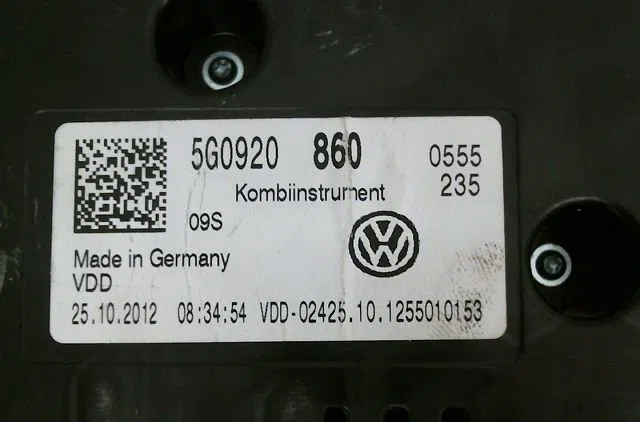Bloc compteur  bsi Volkswagen GOLF VII (5G1, BQ1, BE1, BE2) 1.2 tsi (2012-2017) occasion
