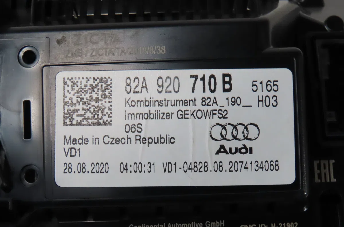 Bloc compteurs Audi A1 Sportback (GBA) 40 tfsi (2018) occasion