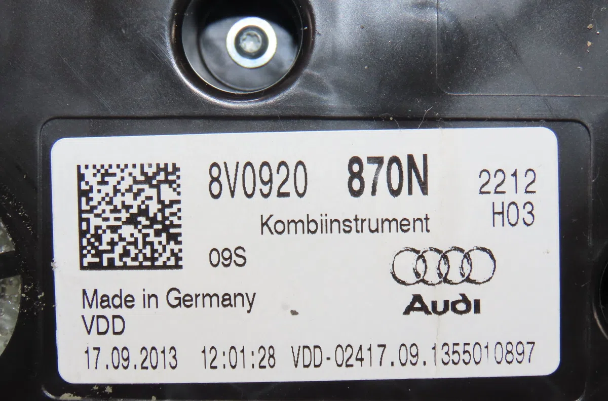 Bloc compteurs Audi A3 (8V1, 8VK) S3 quattro (2013-2014) occasion
